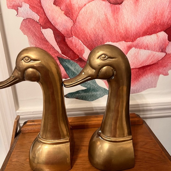 Gold Duck Bookends - Picture 6 of 7
